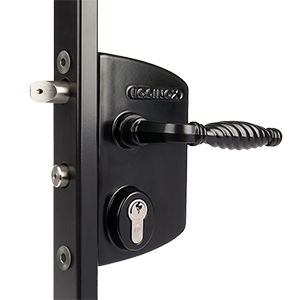 Black Swirly Door Handle