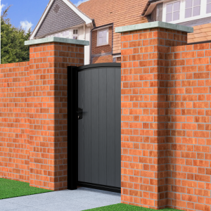 Arch Top Composite Pedestrian Gate