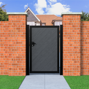 Flat Top Composite Pedestrian Gate