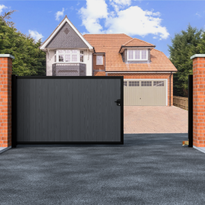 Composite Flat Top Sliding Gate