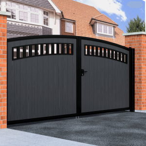 Arch Top Swing Composite Driveway Gate