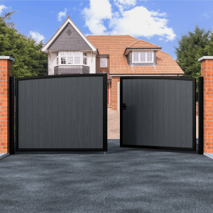 Oslo - Arch Top Swing Composite Driveway Gate - Image 2