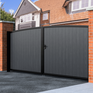 Oslo - Arch Top Swing Composite Driveway Gate - Image 4