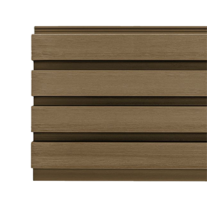 Teak slatted composite
