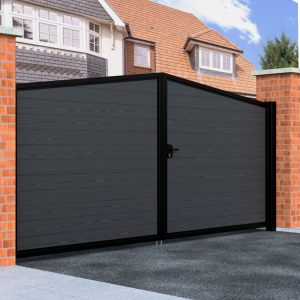Point Top Swing Composite Driveway Gate