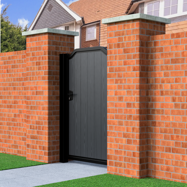 Bell Top Pedestrian Composite Gate