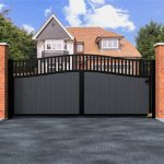 Arch Top Swing Composite Driveway Gate