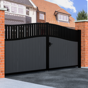 Arch Top Swing Composite Driveway Gate