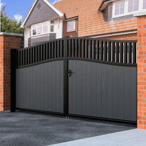 Arch Top Swing Composite Driveway Gate