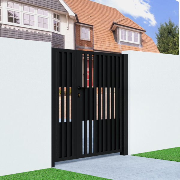 Metal Side Gate with Bars