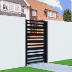 Metal Flat Top Side Gate