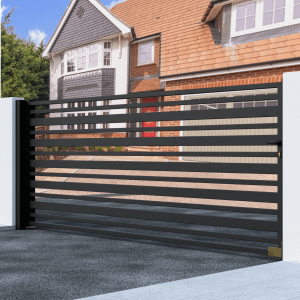 Scargill - Flat Top Sliding Metal Driveway Gate - Image 4