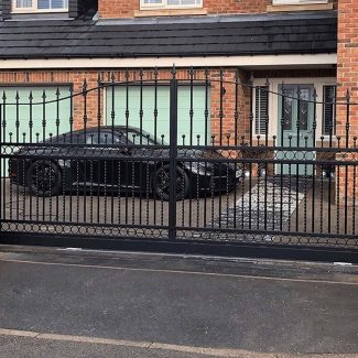 Sliding Gate 9 (Wrought Iron)