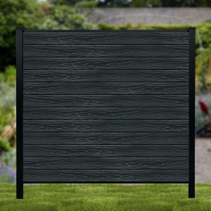 Black Composite Fence