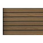 Light Oak Slatted Composite
