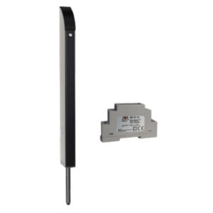 Tomalok TL-SB-150-K Electric Drop Bolt Black and Stainless with Din Rail Power Supply