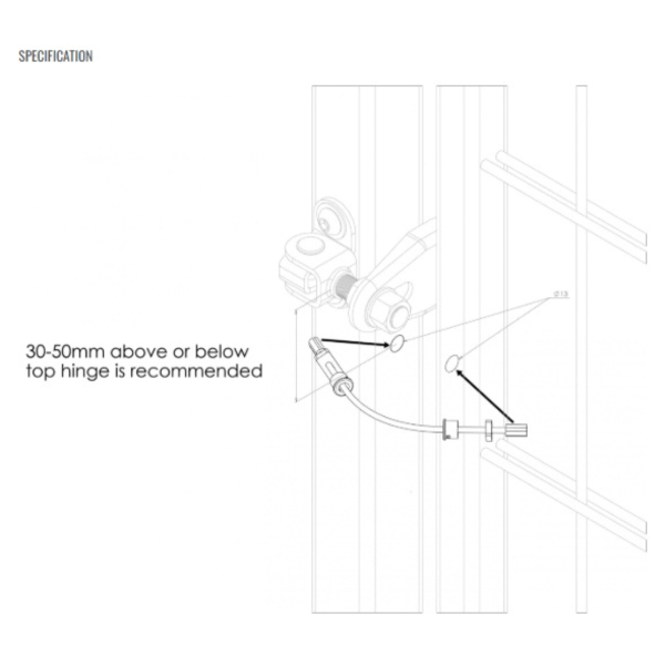 Gatemaster GRS03 Gate restrainer 300mm