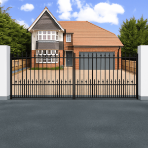 The Hardy - Wrought Iron Style Swing Gate