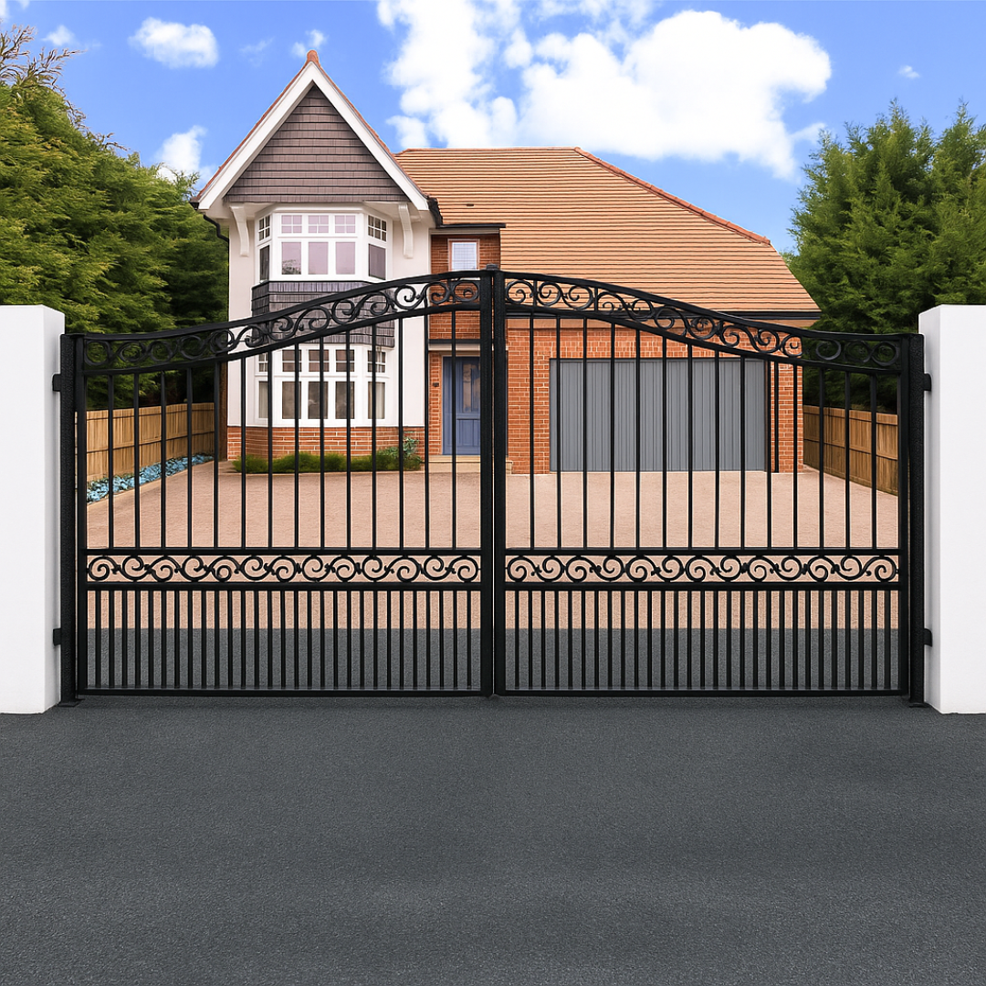 The Keats – Wrought Iron Style Swing Gate