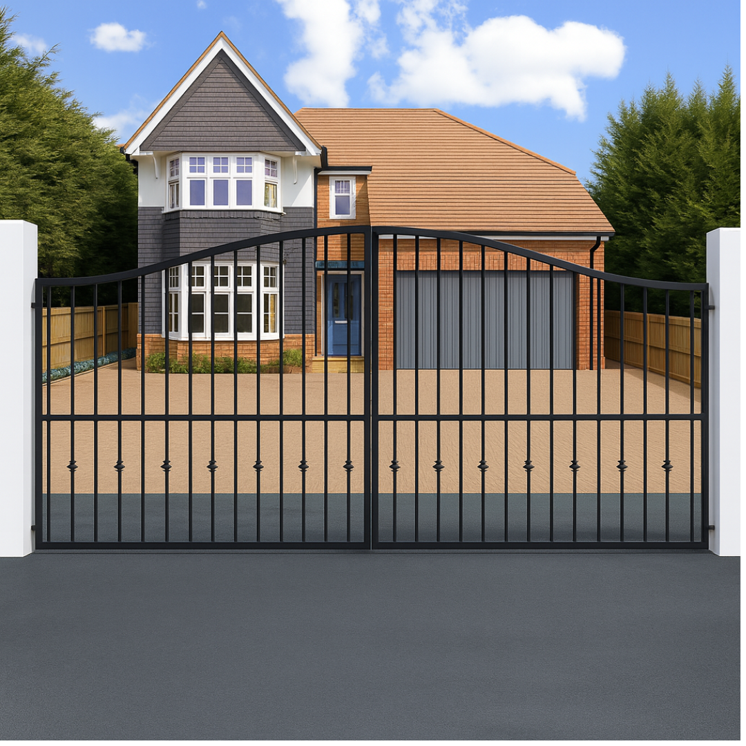 The Reid – Wrought Iron Style Swing Gate