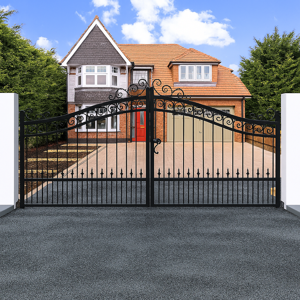 Rossetti – Wrought Iron Style Swing Gate